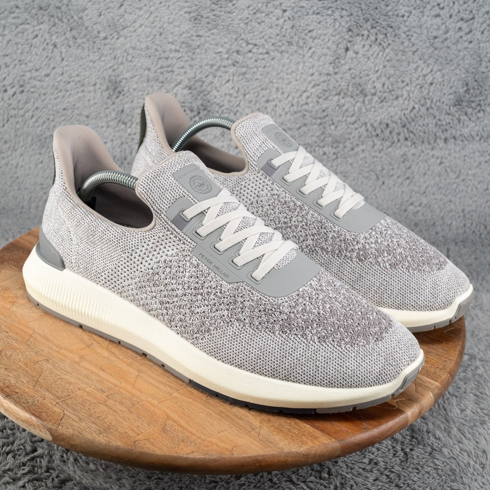 Peter Millar Crown Sport Hyperlight Apollo Sneaker MA22EF11- Moon Grey - 12 US